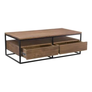 Home black metal and mdf table 9985023